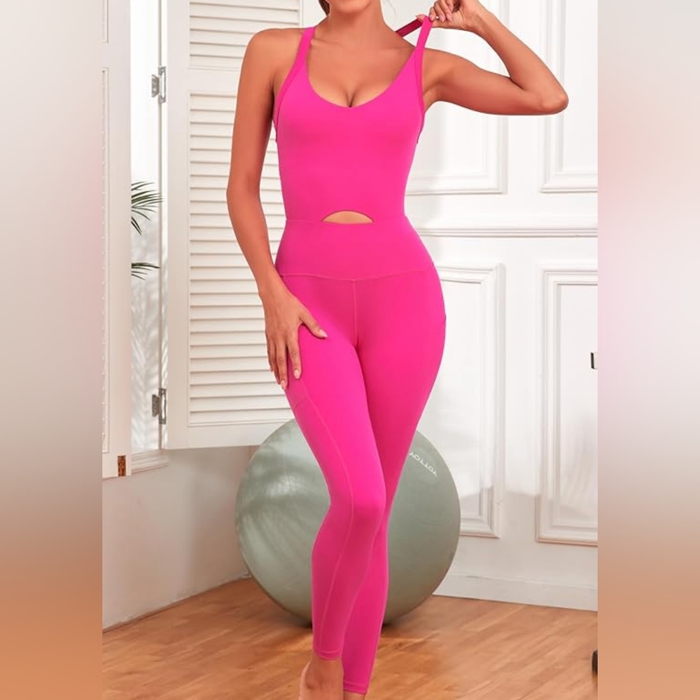 Pink Athletic Onesie